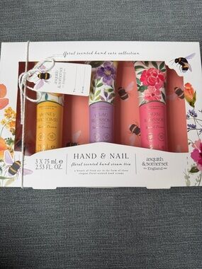 Asquith & Somerset Floral Hand & Nail Cream Trio - hand care